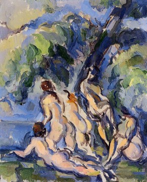  1906 Kunst - Badegäste 1906 Paul Cezanne